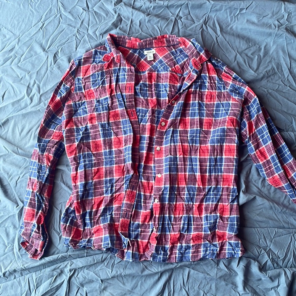 XL LL Bean flannel, 100% cotton worn a few times